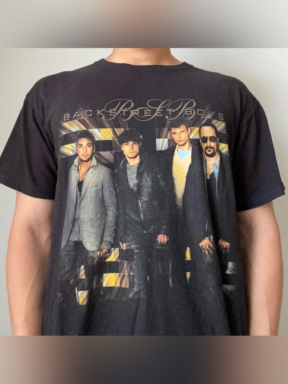 Vintage 2010 Backstreet Boys "This is Us" Band Graphics Black Tee Shirt